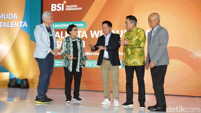 Peluncuran Talenta Wirausaha BSI Talenta Wirausaha BSI resmi diluncurkan di Jakarta, Kamis (19/1/2023). Program ini diperluas dengan menyasar kepersertaan hingga ke pesantren.