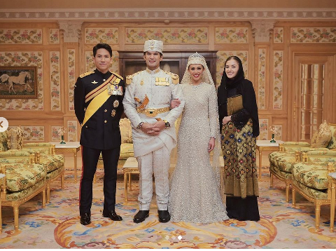 La hija del sultán de Brunei se casa con su propia prima, con una fastuosa fiesta que dura 9 días