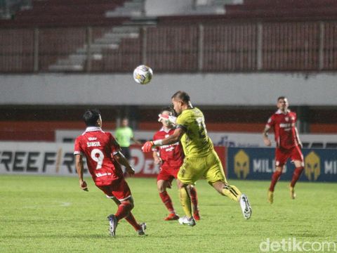 Pesis Solo mengalahkan Persija Jakarta dengan skor 0-1 dalam laga lanjutan Liga 1 2022/2023 di Stadion Maguwoharjo, Sleman, DIY, Kamis (19/1/2023).
