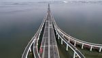 Potret Jembatan di Atas Laut China yang Bikin Takjub