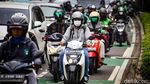 Potret Macet Jalan Gatot Subroto Arah Semanggi Pagi Ini