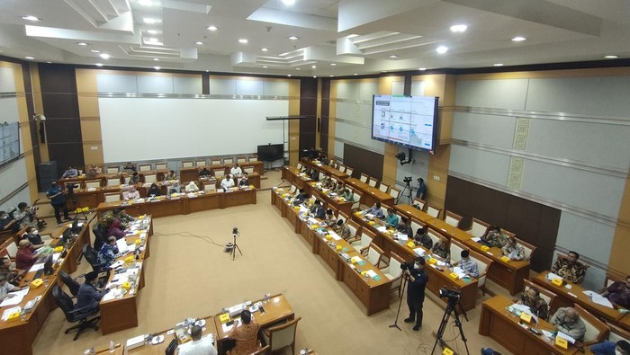 Rapat Menag dan Komisi VIII DPR (Dwi-detikcom)