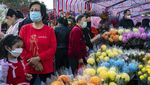 Semarak Pasar Bunga di Hong Kong Sambut Perayaan Imlek