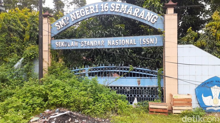 Kondisi SMPN 16 Semarang, Kamis (19/1/2023).