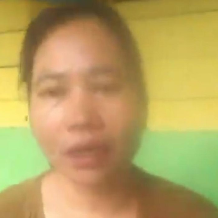 Wanita yang mengaku dipermainkan PPA Polres Belawan