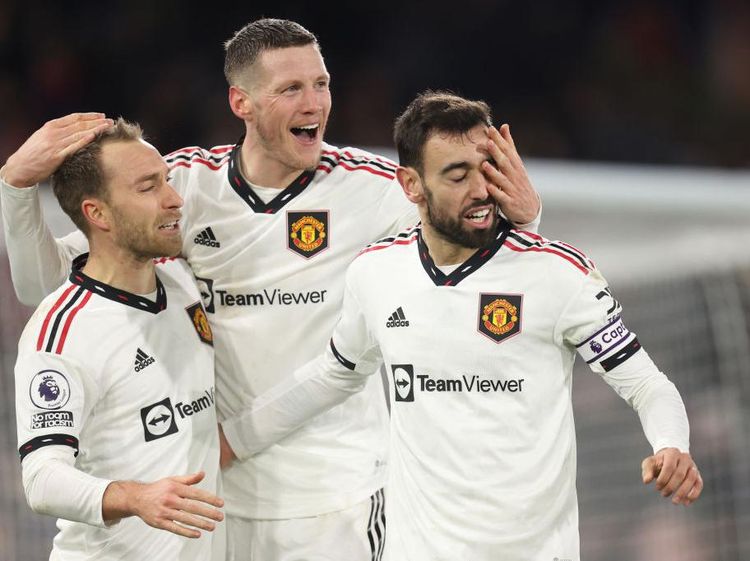 Momen Debut Striker Jangkung Wout Weghorst di MU