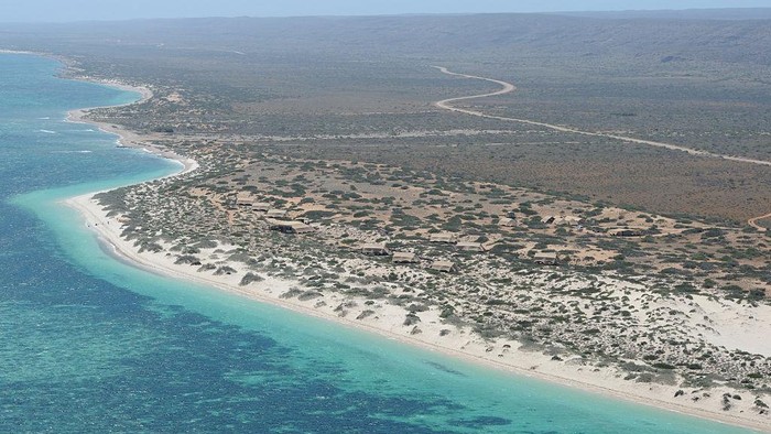 The exclusive 5 start camping experience, Sal Salis, on ningaloo Reef, near Exmouth on March 30, 2012 in Western Australia, Australia.