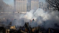Rencana pembangunan kembali dan relokasi hanya mengalami sedikit kemajuan di tengah upaya tarik-menarik selama puluhan tahun antara pemilik tanah, warga dan pemerintah. REUTERS/KIM HONG-JI
