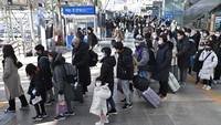 Imlek akan dirayakan pada Minggu (22/1/2023) mendatang. (Jung Yeon-Je/AFP via Getty Images)  