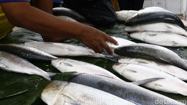 Ada yang unik dalam perayaan Imlek di Jakarta, yaitu adanya hidangan ikan bandeng besar dalam jamuan makan. Jelang Imlek, pedagang ikan bandeng pun bermunculan.