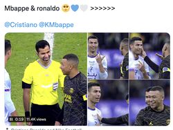 Momen Viral Mbappe Gemas dan Kagumi Ronaldo Idolanya