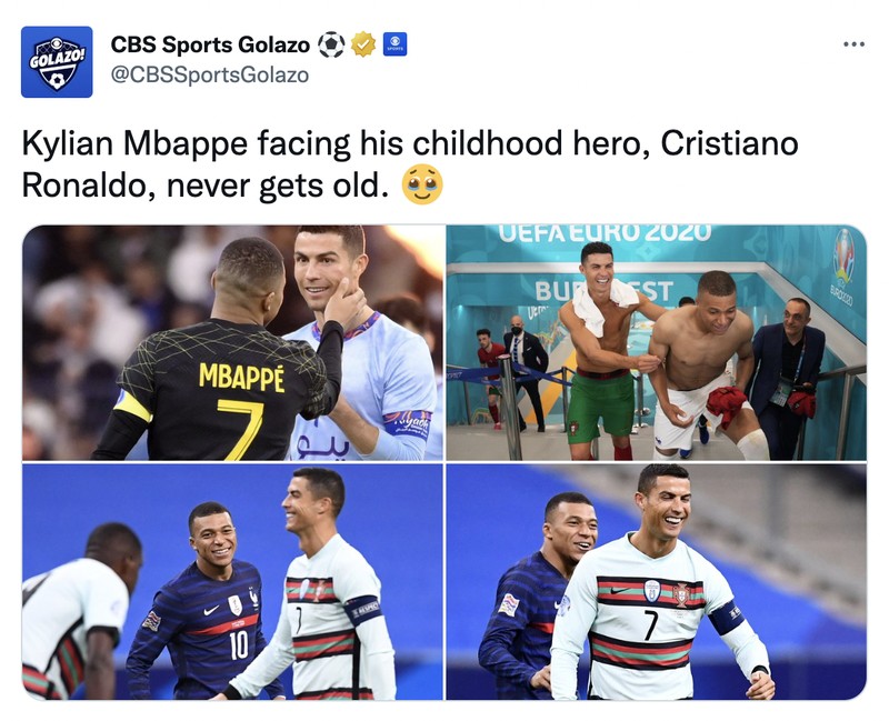 Mbappe kagumi Ronaldo