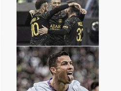 Meme Mengandung Bawang, Potret Kehangatan Ronaldo dan Messi