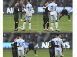 Meme Mengandung Bawang, Potret Kehangatan Ronaldo dan Messi