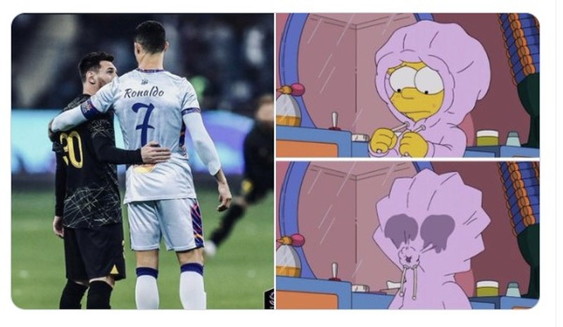 Meme Ronaldo Messi