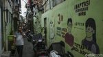 Mural Kusam yang Bikin Tembok Jakarta Kumuh
