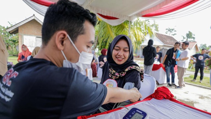 Relawan Ganjar Milenial Center (GMC) Lampung Regional Lampung Timur.