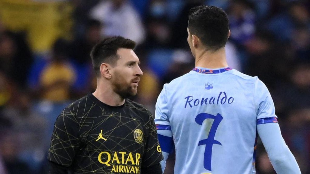 Ronaldo vs Messi menjadi cara Arab Saudi membangun reputasi. (Foto: AFP via Getty Images/FRANCK FIFE)