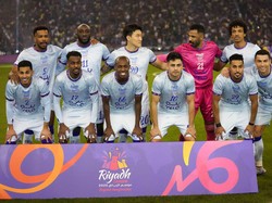 Riyadh All Star merupakan gabungan pemain-pemain yang bermain untuk Al Nassr klub yang dibela Cristiano Ronaldo dengan Al Hilal (Foto: AP/Hussein Malla)