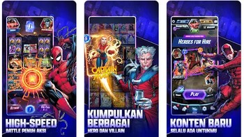 Game yang belum lama menyambangi gamer di mobile ini, juga cukup sederhanan. Developer tak menyematkan konsep permainan yang rumit di dalam game Marvel Snap. Foto: (Dok. Google Play Store).