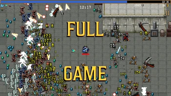 Pertama-tama ada Vampire Survivors. Meskipun tak menyuguhkan visual yang memukau, tapi dengan gameplaynya, dapat membuat pemain ketagihan. Foto: (Dok. Google Play Store).