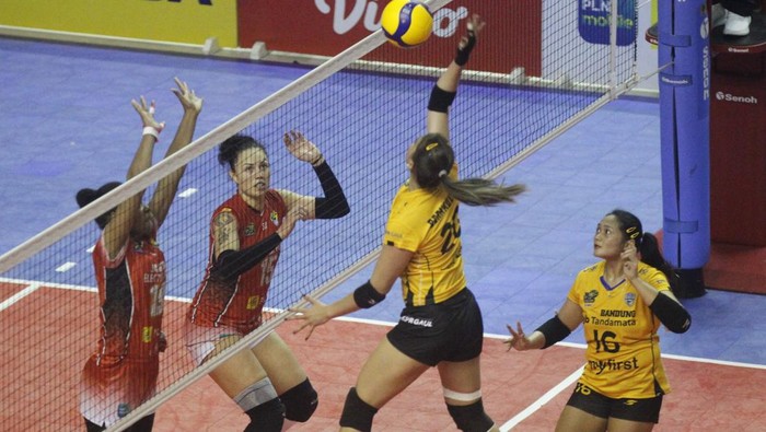 Bandung bjb Tandamata vs Jakarta Elektrik PLN di Proliga 2023, Sabtu (21/1/2023).