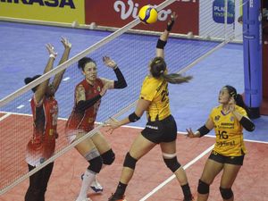 Proliga 2023: Bandung bjb Kalahkan Jakarta Elektrik PLN