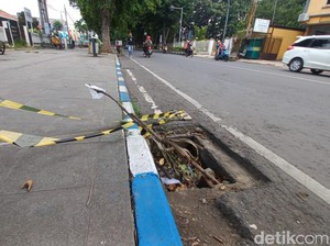 Kebangetan! Penutup Gorong-gorong di Kota Pasuruan Dicuri Maling