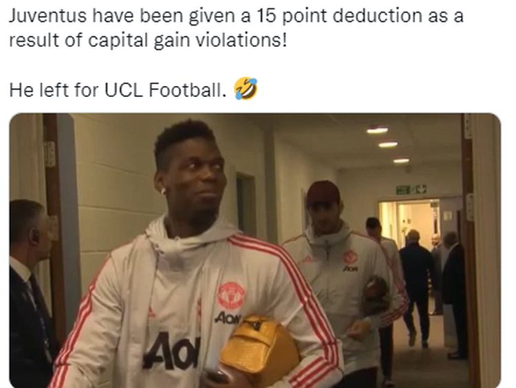 Deretan Meme Juventus Usai Dihukum Pengurangan 15 Poin