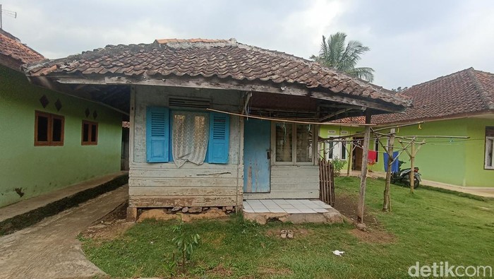 Eks rumah Wowon dan Halimah di Kampung Sudimampir, Desa Kademangan, Kecamatan Mande Cianjur, Sabtu (21/1/2023).
