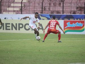PSM Vs Bali United 1-1 Menit-71, Gol Bunuh Diri Spasojevic Samakan Kedudukan