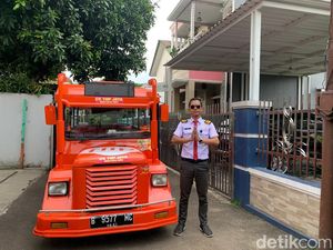 Kisah Pengemudi Odong-odong di Tangsel Berseragam Pilot karena Cita-cita