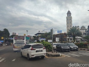 One Way Berakhir, Lalu Lintas di Puncak Bogor Normal 2 Arah