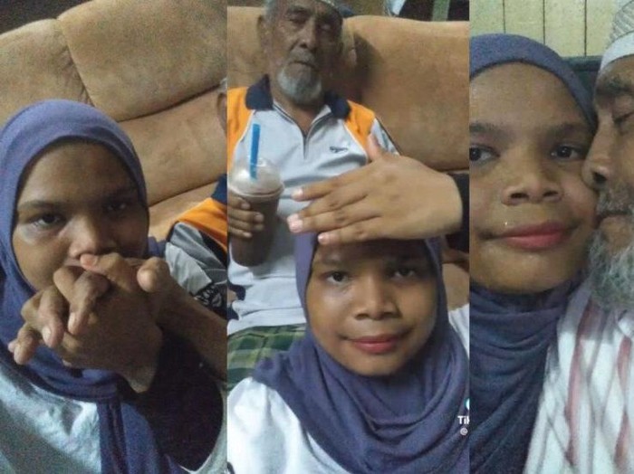 Unggahan viral di media sosial, pasangan beda usia seorang wanita 20 tahun menikah dengan kakek usia 70 tahun di Malaysia.
