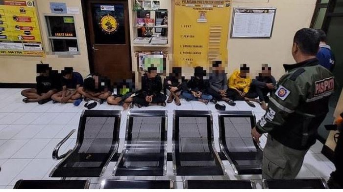 15 Remaja di Surabaya diamankan petugas gabungan