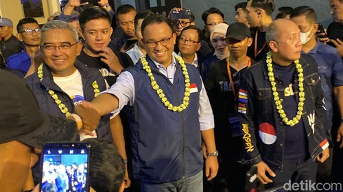 Anies Baswedan saat menghadiri acara di Sabuga Bandung, Minggu (22/1/2022).
