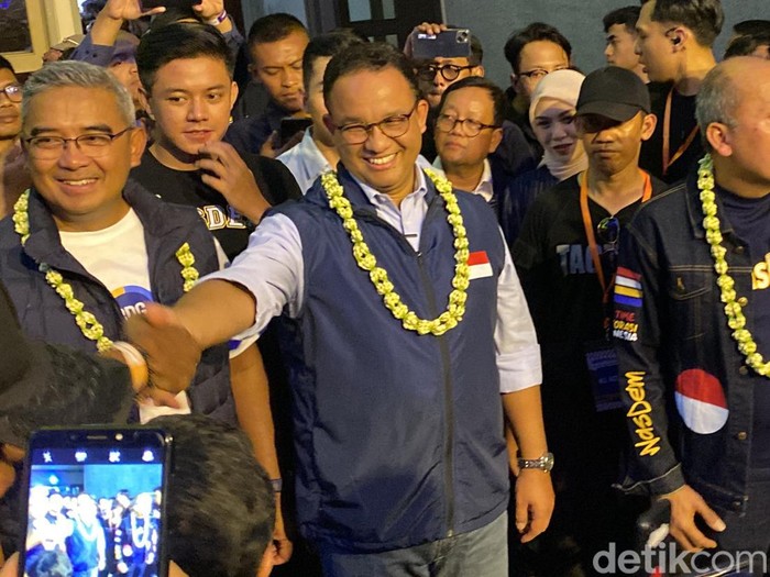 Anies Baswedan saat menghadiri acara di Sabuga Bandung, Minggu (22/1/2022).