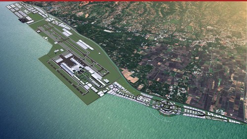 Foto rencana bandara Bali Utara di Buleleng, Bali.