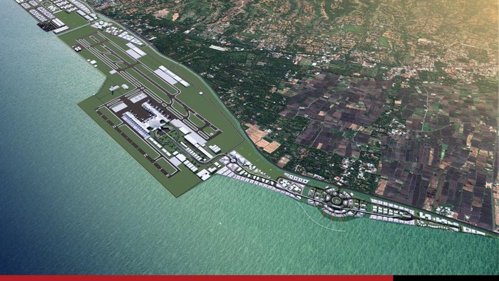 Foto rencana bandara Bali Utara di Buleleng, Bali.