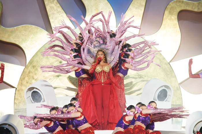 Beyonce Beyonce tampil di pembukaan Hotel Atlantis The Royal, Dubai, Uni Emirat Arab, 21 Januari 2023.