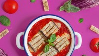  Vega menggunakan banyak bahan makanan untuk membuat pola-pola yang menarik, mulai dari potongan mentimun, tomat, hingga buah semangka. Foto: Instagram @eatingpatterns