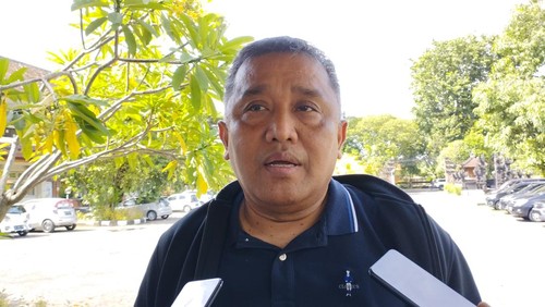 Ketua KPU Bali I Dewa Agung Gede Lidartawan saat ditemui di kantornya, di Denpasar, Bali, Minggu (21/1/2023).