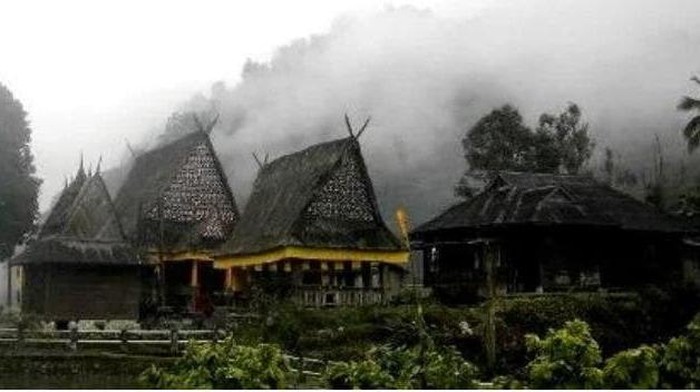 Penampakan Bagas Godang di Desa Huta Godang, Kecamatan Ulu Pungkut.