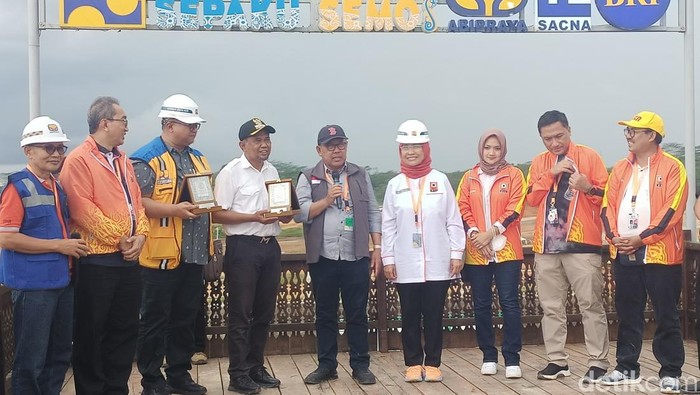 Persatuan Insinyur Indonesia (PPI) saat mengunjungi pembangunan IKN Nusantara.