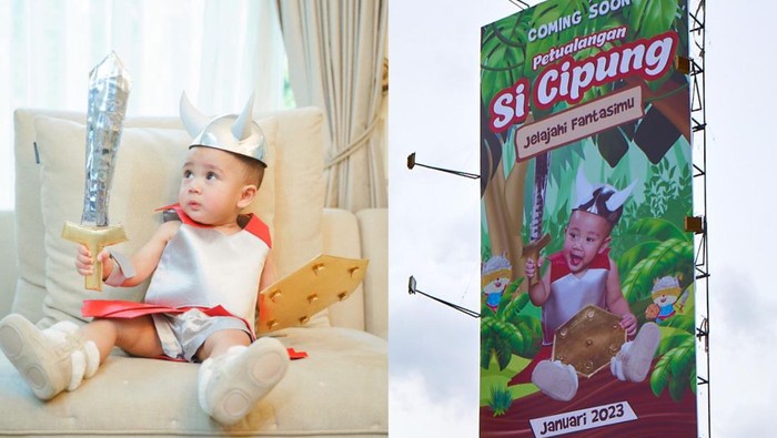 Billboard Rayanza dengan tajuk Petualangan Si Cipung.