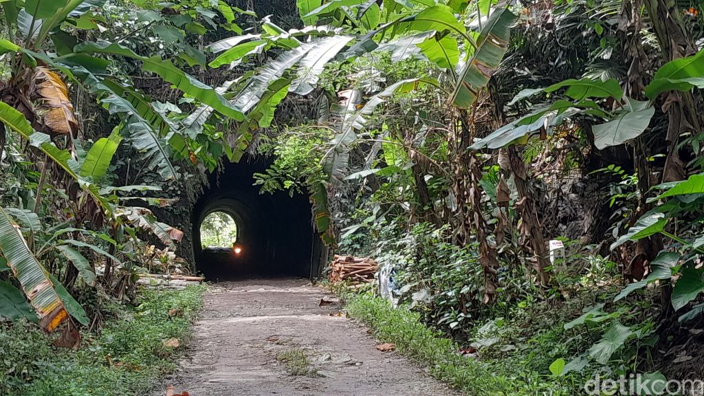 Terowongan Cikacepit di Pangandaran peninggalan Belanda.