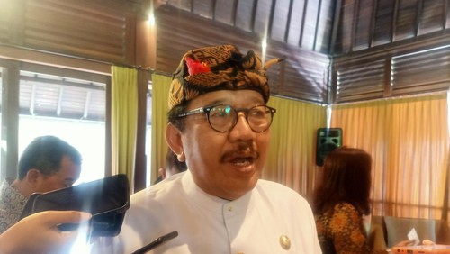 Wakil Gubernur Bali, Tjokorda Oka Artha Ardhana Sukawati ketika ditemui di Puri Santrian, Jalan Cemara No. 35 Sanur, Denpasar, Bali pada Senin (23/1/2023).