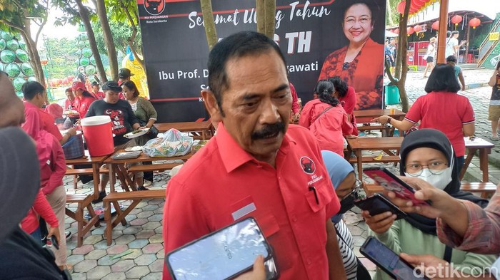 FX Hadi Rudyatmo alias FX Rudy saat ditemui di Taman Sunan Jogo Kali, Jebres, Solo, Senin (23/1/2023).