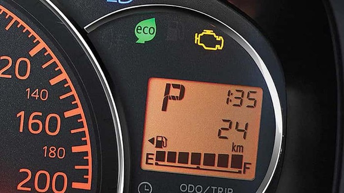 Indikator check engine mobil Toyota
