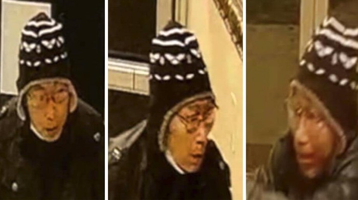 This combination image created using photos provided by the Los Angeles County Sheriff's Department shows a male suspect allegedly involved in a shooting on Saturday, Jan. 21, 2023, in Monterey Park, Calif. Authorities have identified the suspect as 72-year-old Huu Can Tran and say that Tran was found dead of a self-inflicted gunshot wound in the van he used to flee after people thwarted his attempt at a second shooting. (Los Angeles County Sheriff's Department via AP)